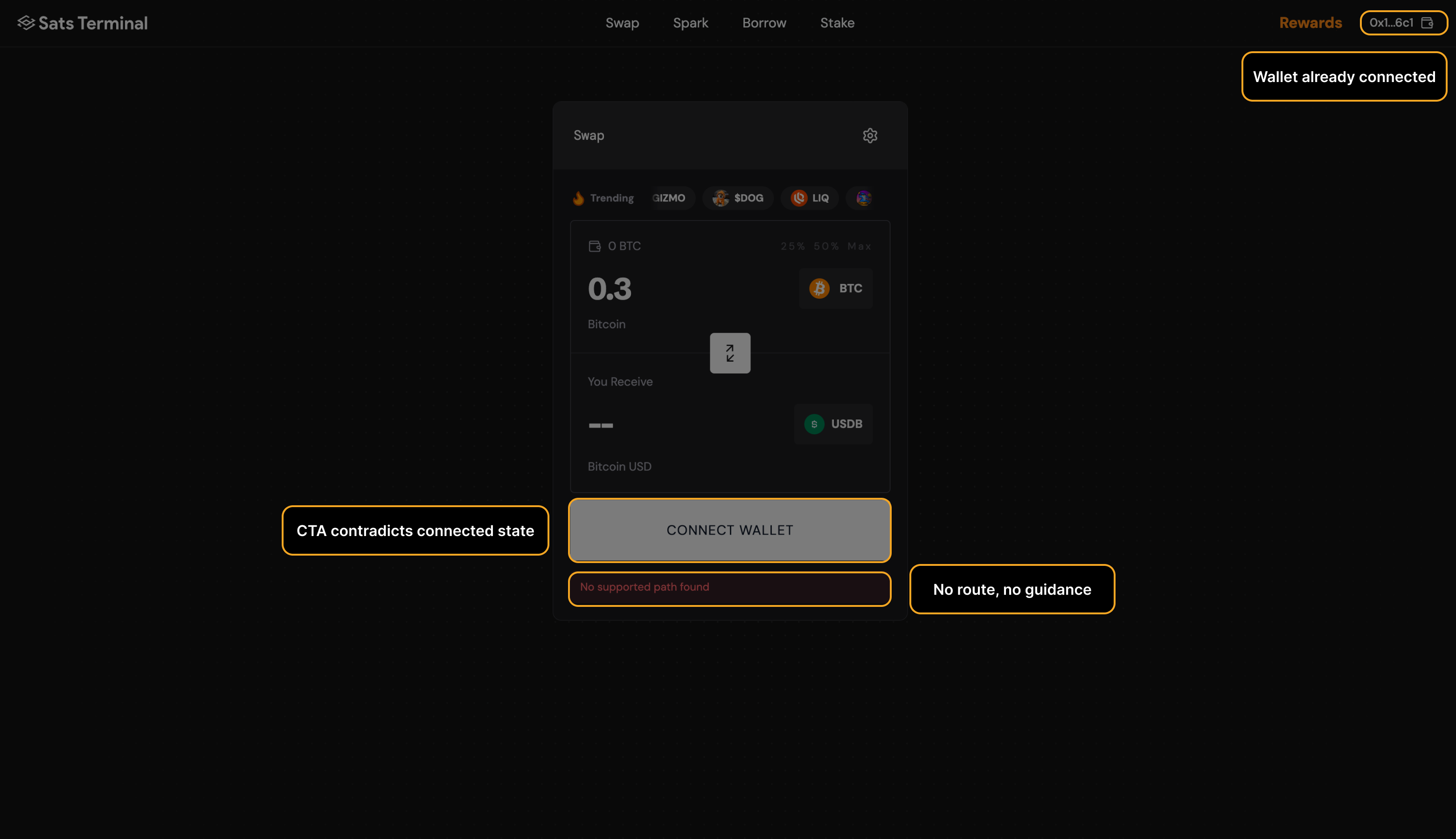 Sats Terminal teardown